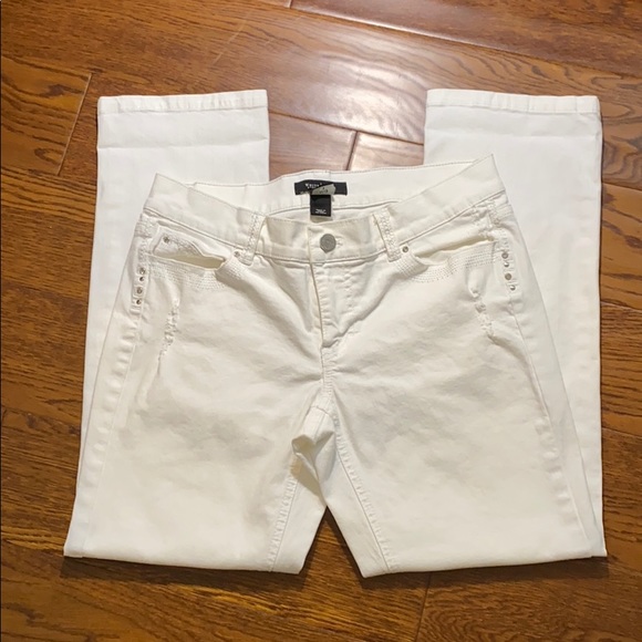 White House Black Market Denim - WHBM Rhinestone Jeans